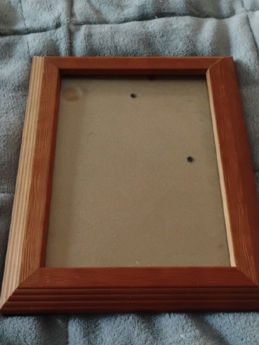 Classic Brown Wooden Picture Frame - Natural Wood Finish
